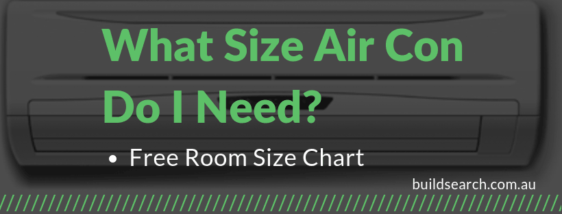 Air Conditioner Room Size Chart