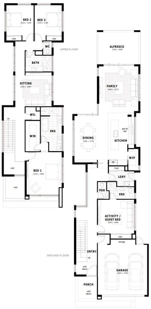 narrow-block-house-designs-ideas-floor-plans-australia