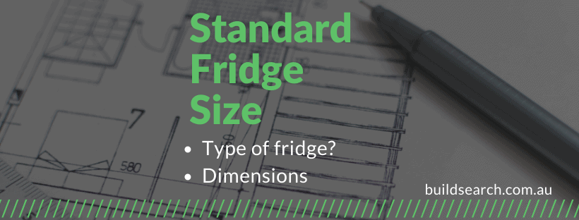 standard fridge size